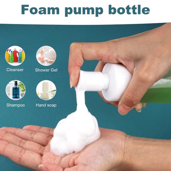 2 vaahtopumppupulloa tyhjät pumppupullot LÄPINÄKYVÄ 100ML 100ML läpinäkyvä transparent 100ml-100ml