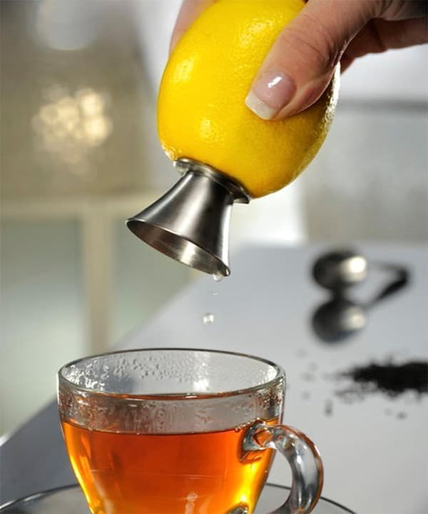 4-pak rustfrit stål køkkenredskab manuel citronpresser citruspresser juicer 18 8 rustfrit stål manuel citruspresser og citron