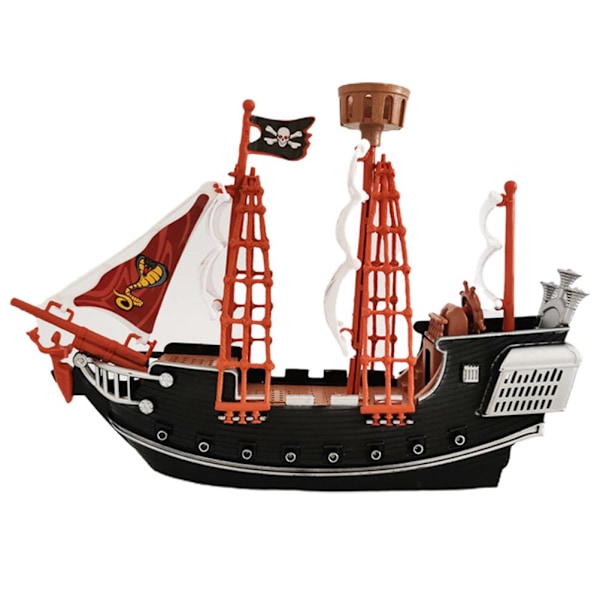 Piratskepp Leksak för Barn, Heminredning, Säker och Hållbar Modell för Barn