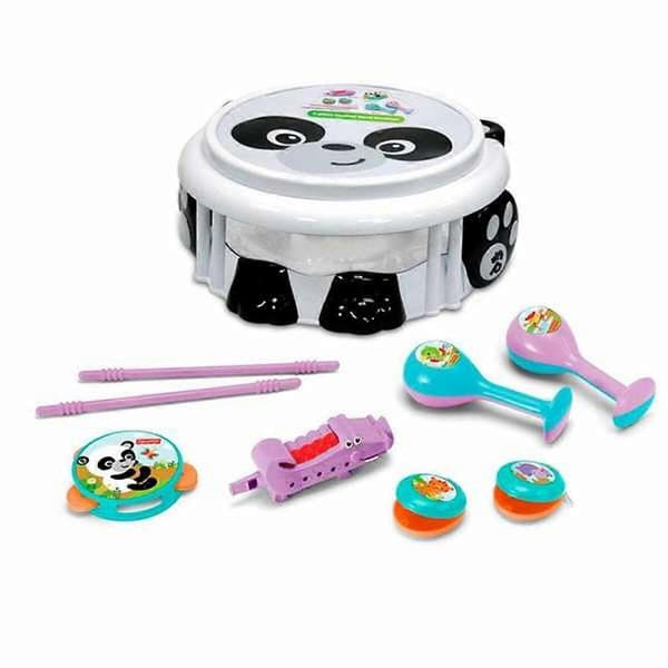 Set med leksaksinstrument Reig Plastic Panda björn 9 Delar