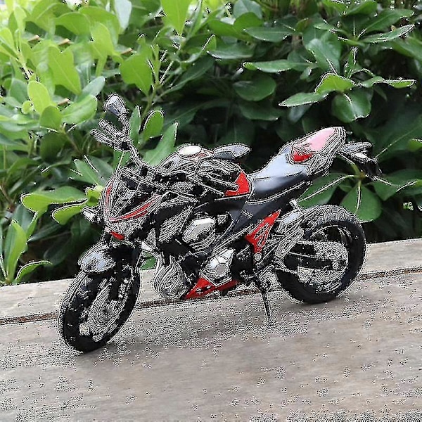 1:12 Kawasaki Z900 Metalliseos Painevalettu Moottoripyörämalli Lelu Ajoneuvokokoelma Moottoripyörä Iskunvaimennin Maasto Automoottoripyörä Leluauto