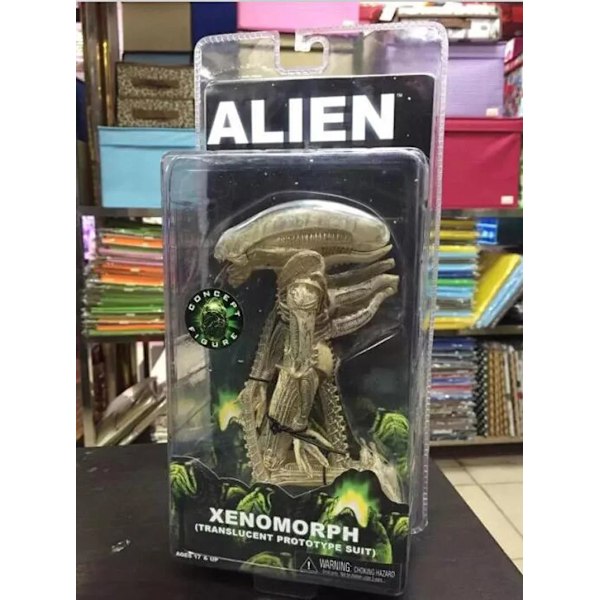 NECA Grid Warrior Xenomorph Alien Figur Alien vs Predator Action Figur Samlerobjekt Model Legetøj Julefødselsdagsgave Warrior