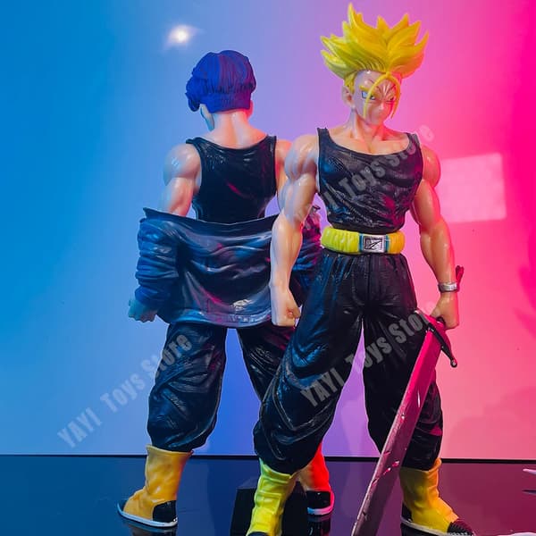 Anime Dragon Ball Trunks Figur Super Saiyan Future Trunks PVC Action Figurer GK Statue Samlerobjekt Model Legetøj B