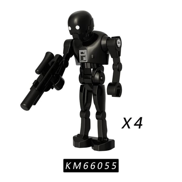 Star Wars serie kamprobot samle byggesten minifigur børnelegetøjspose KM66055