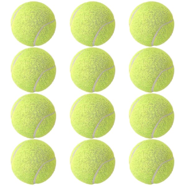(Gul) 12-pack Tryckmatchande och Tränings Tennisbollar