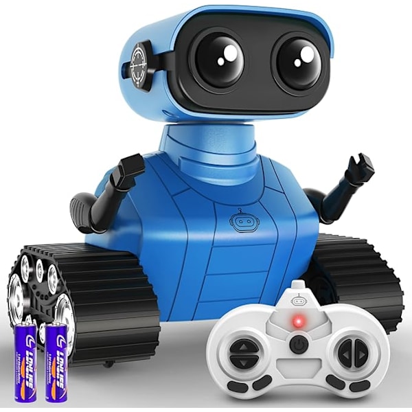 Uppladdningsbar Emo-robot med dansrörelser & LED-ögon, fjärrkontroll för barn 5+