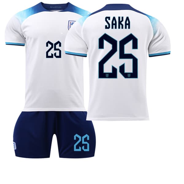 22 England trøje nr. 25 Saka trøje #2XL