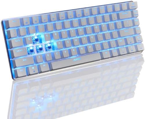 FELICON Ajazz AK33 Trådbundet Mekaniskt Gamingtangentbord, Vit LE