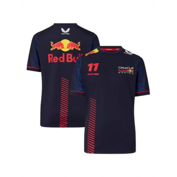 Uusi F1-moottoripyöräilyvaatetus hengittävä, nopeasti kuivuva pyöreäkauluksinen lyhythihainen T-paita off-road-työpaita [YATOUT] 9 XL