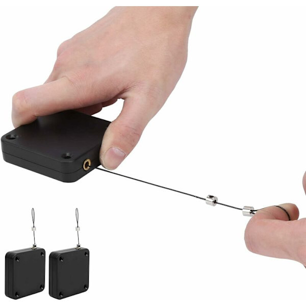 2 st Dörrstängare, Stansfri Automatisk Sensor Dörrstängare Sensor