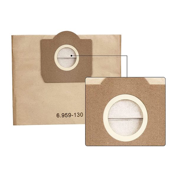 3-pakkaus pölypusseja WD3 Karcherille 6.959-130.0