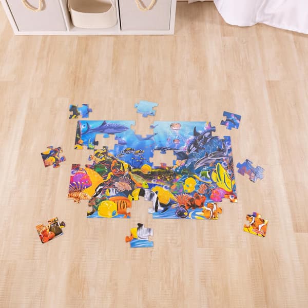 Underwater Ocean Golvpussel (60 delar, 2 x 3 fot)