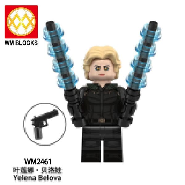Winter Soldier Sentinel -rakennuslelu minihahmo pussissa WM2464