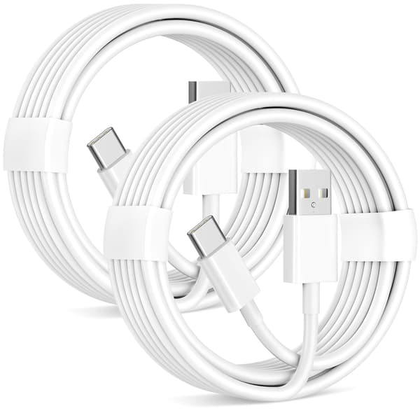 2 stk. bil Carplay-kabel USB A til USB C for Carplay USB C-ledning billaderkabel erstatningsledning 1 meter 1m 90w