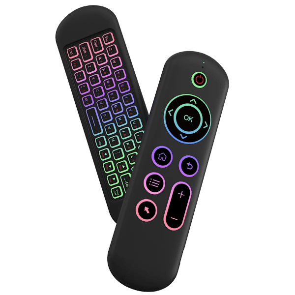 Luftmus for Android TV-boks, trådløst tastatur 2.4G Smart TV-fjernkontrollhåndtak Android-fjernkontroll for Android TV-boks/PC/Smart TV