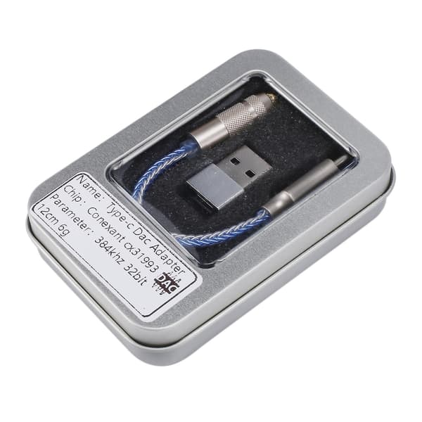 Cx31993 Usb Type C DAC Hodetelefonforsterker Med 3.5mm Utgang SNR Dekoding DAC Audio Dekodingskabel For A