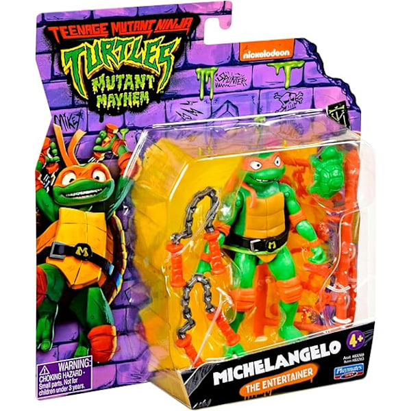 Playmates - TMNT: Mutant Mayhem - Michaelangelo Basisfigur