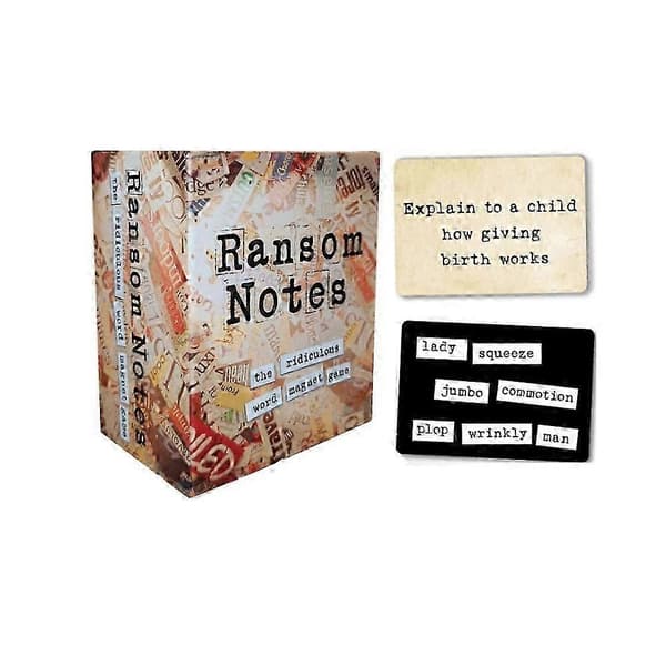 Ransom Notes - Det latterlige Word Magnet Party-spillet, 3+ spillere