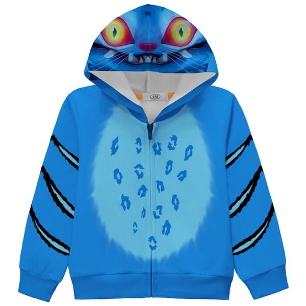 kpop demon hunter Zip-Up hettejakke for jenter (middels til stor størrelse) 36341 150cm