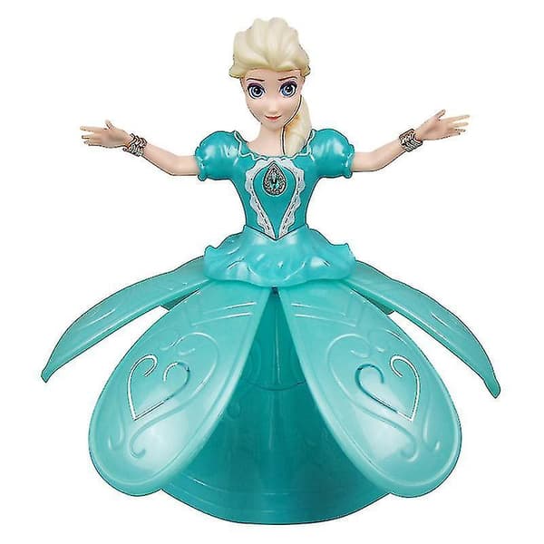 Snödans Frozen Elsa Docka, Roterande, Sjungande, Blinkande, Julklapp
