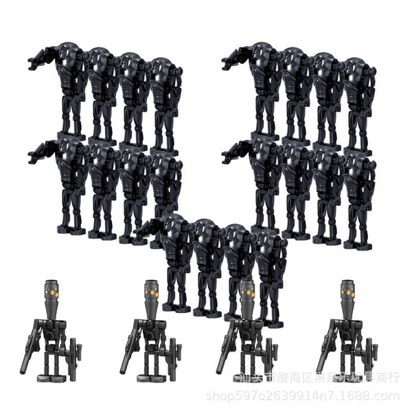 Star Wars stridsrobot soldater barnens byggklossar leksakspåsar 30PCS-1