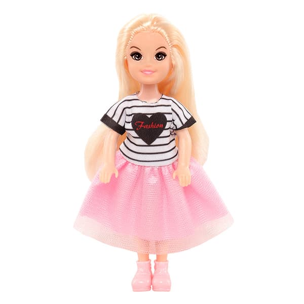 5-delad 5,5-tums flickdockklänning Chelsea dockdräkt mode c