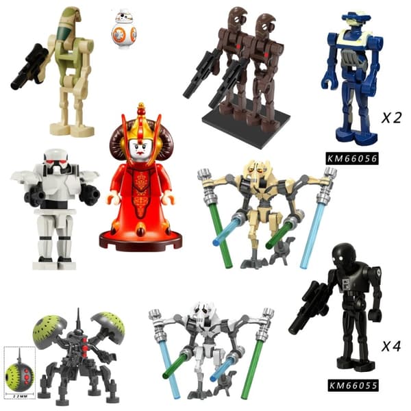 Star Wars serie kamprobot samle byggesten minifigur børnelegetøjspose X085