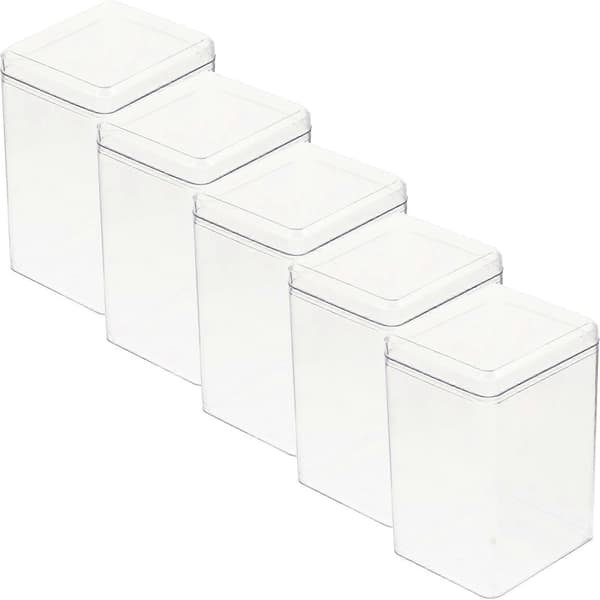 Klar Displayfodral För Boxade Figurer Actionfigur Förvaringslåda För Samlarobjekt Förvaring 2.48X2.16X3.73in 5st