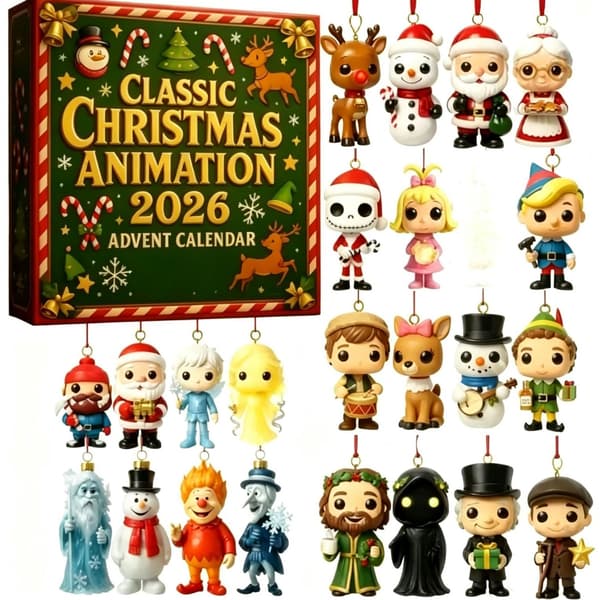 Halloween Adventskalender 2D Akryl Samlerlegetøj Nedtælling Samlerobjekt Legetøj E Collectible Toy E 26*18*3CM