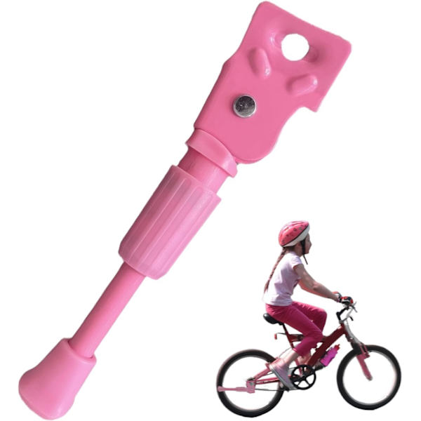 Cykelstöd för barncykel 14 tum Rosa 2-pack Universalmontering Sidostöd