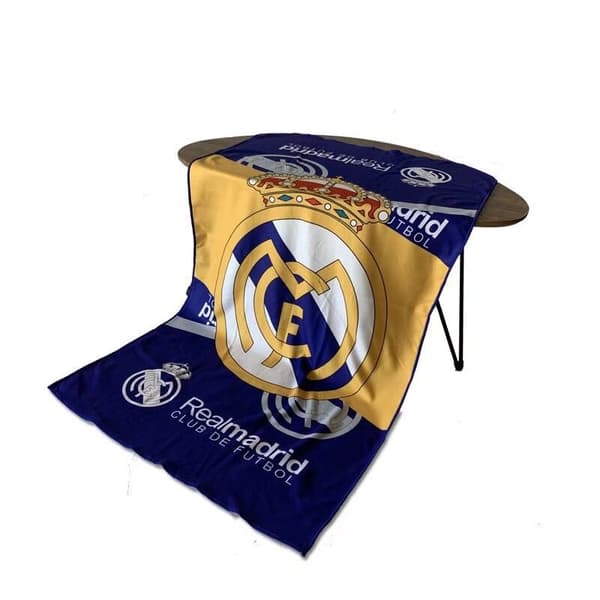 Real Madrid fotbollsfans present strandhandduk fiberhandduk 70*140