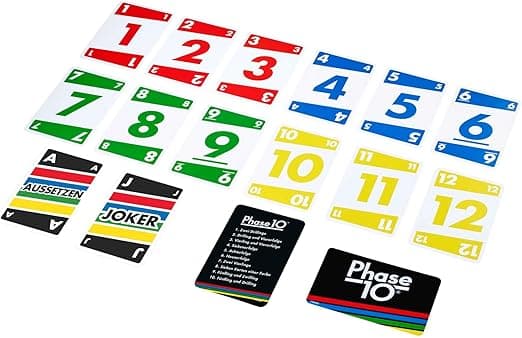 Mattel Games Phase 10 -korttipeli, monivärinen, yksi koko