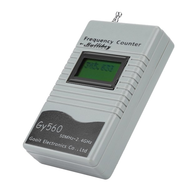 GY560 Frekvensmåler Tæller Tester til Radio Transceiver GSM 50MHz-2.4GHz 7 CIFRE Signalmåler