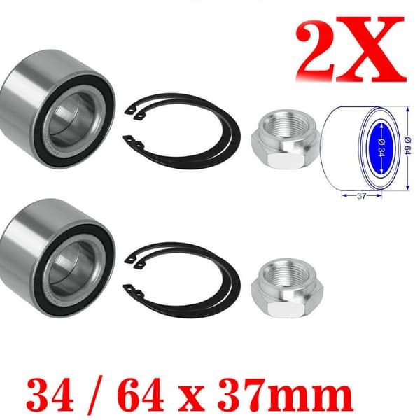 2X KNOTT Hjullagersett 34/64x37mm / 3464 Ecolager Compact lager SET 45887.10