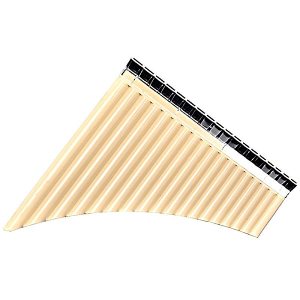 Panflöjt med 18 rör Multifunktionell Resin Panflöjt för Skolelever Musikinstrument