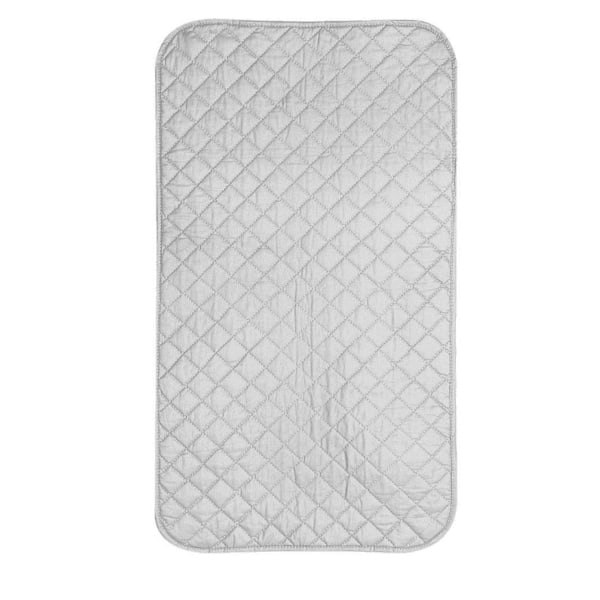 Strykjärnsmatta, grå, quilt, tvättmaskin, torktumlare, värmebeständig madrass