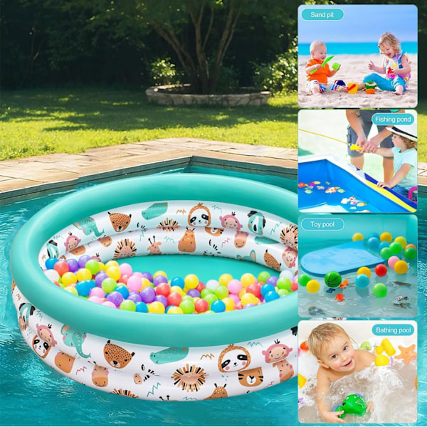 Barnplaskpool, uppblåsbar plaskpool, swimmingpool, uppblåsbar pool, uppblåsbar barnpool, babypool, portabelt badkar EEE