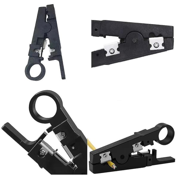 #501 Multi-leder til UTP STP RG59/6/7/11 Cat5 Kabel Wire Stripper
