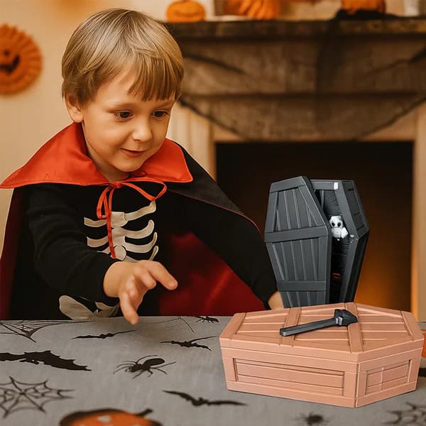 Halloween Mystisk Kista Nedräkningspresentförpackning pink