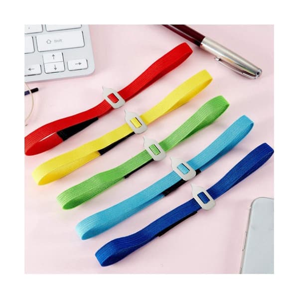 Elastisk bogmærke, foldbar bogklemme, elastikbånd, pegefinger læsebogmærke, papirvarer S