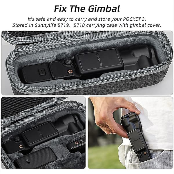 SUNNYLIFE OP3-Z754 för DJI Osmo Pocket 3 Gimbal Plastskydd