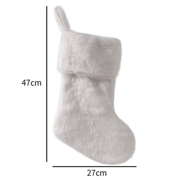 Julestrømper 3-pakning 45 cm Snøhvit Julepynt Festlige Sokker Gave Til Vinterferie Hjemmeinnredning