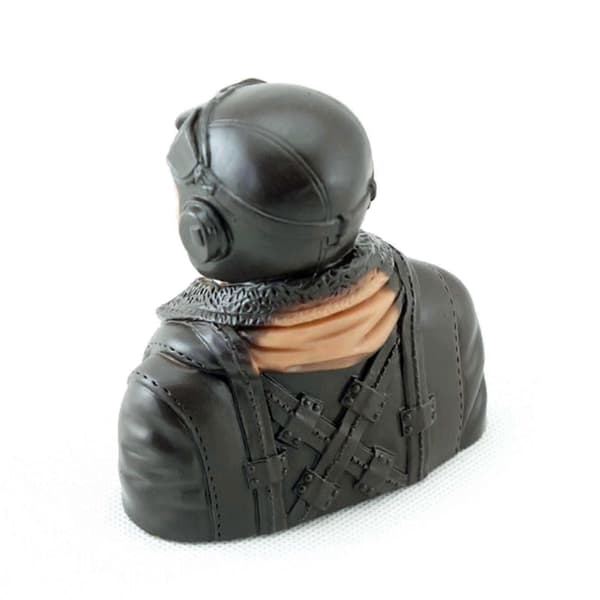 RC Fly Skala Figur Pilot legetøj med glas headset og kommunikationsudstyr
