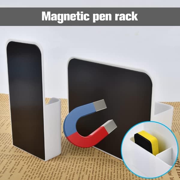 Magnetisk Penholder 2 Stykker Whiteboard Tilbehør Vægmonteret Blyantholder Til Køleskab Kontor Hjem