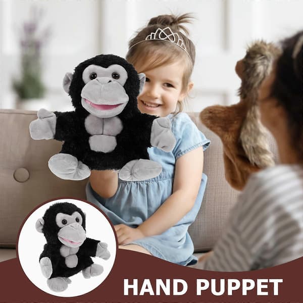 Gorilla Handdocka Gosedjur Handdocka Djur Gosedjur Plyschleksak