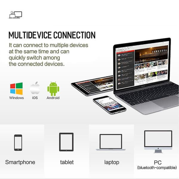 Nyt Tastatur Trådløst Mini Foldbart Tastatur bluetooth Foldbart Trådløst Tastatur til Windows Android IOS Tablet iPad Telefon