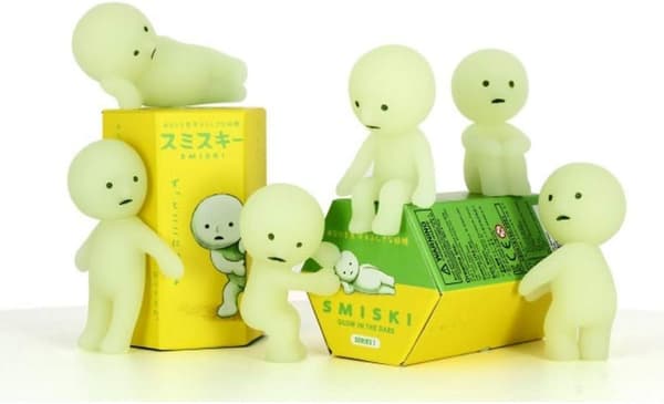 Original Smiski Corner Luminous Elf Series Blind Box, Figur Gave, Tilfeldig Stil, 1 stk Series 1