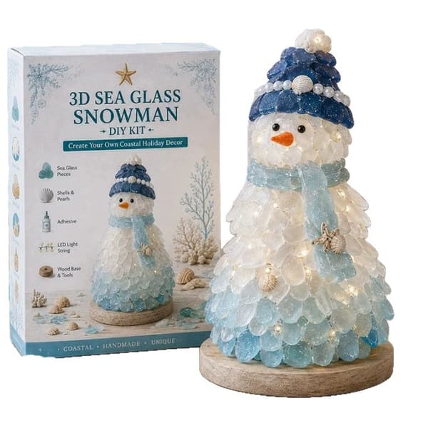 DIY 3D Havsglas Konstkit - Kust- och Julserie I