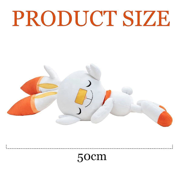 Pokémon Scorbunny 45 cm Premium Sovande Plysch Samlarleksak