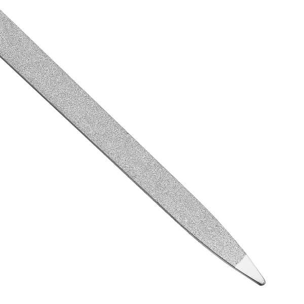 2-pack Diamant Nagelfil Rostfritt Stål Dubbelsidig Nagelfil Jag